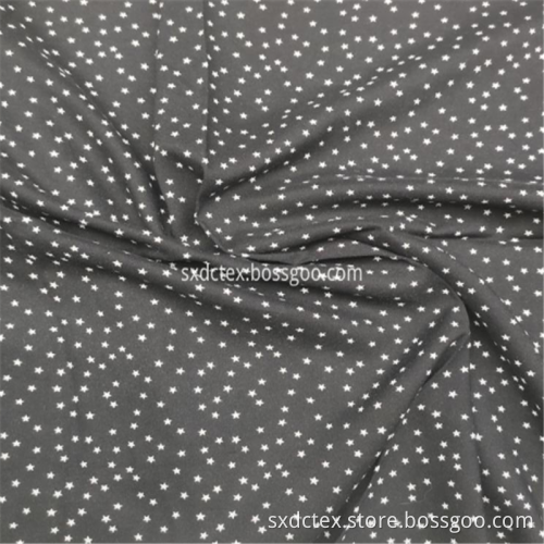 Fashion Rayon Challis Star Print Blouse Summer Fabric